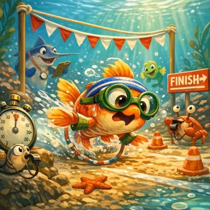 Adventure bear on a boat in the mountains puzzle