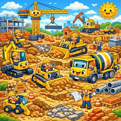 Mouse and puppy sailing on a tiny boat kids puzzle